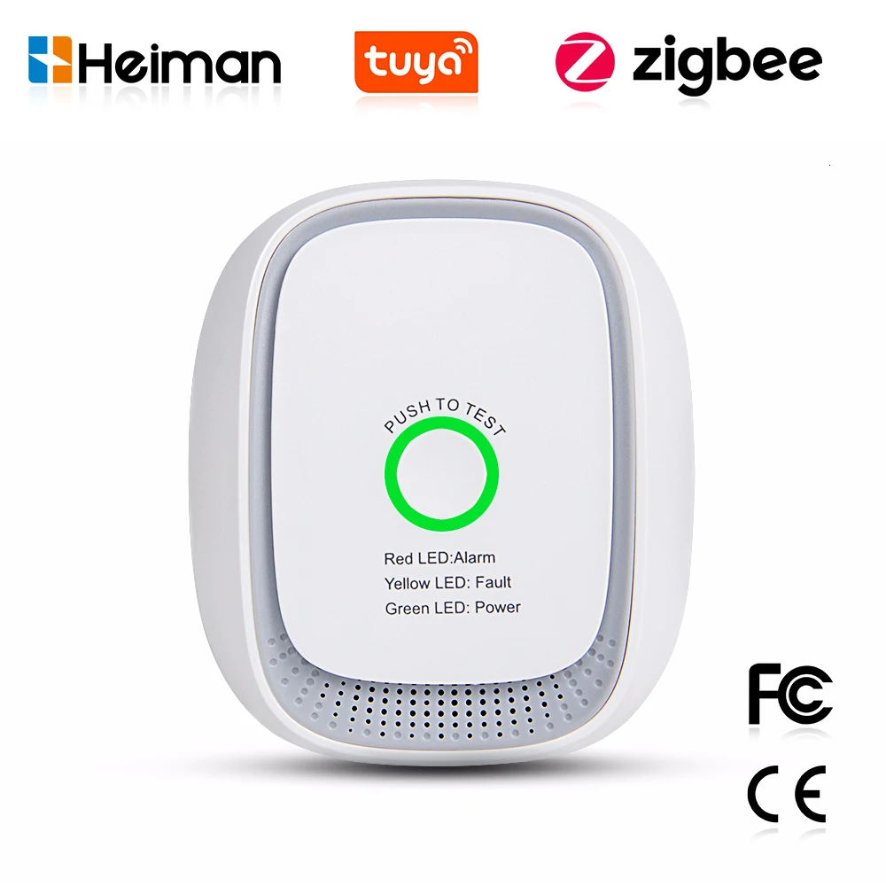 Tuya Smart - HEIMAN Zigbee Tuya Détecteur de gaz