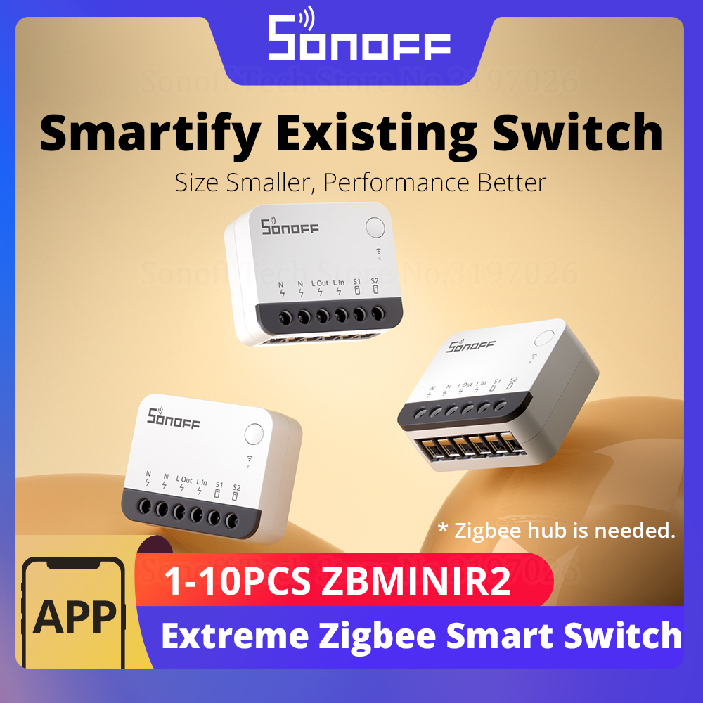 Sonoff - SONOFF ZBMINIR2 Interrupteur intelligent Zigbee, mode