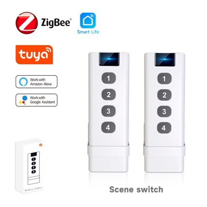 Tuya 4 Channel - Télécommande universelle Tuya Smart Home ZigBee