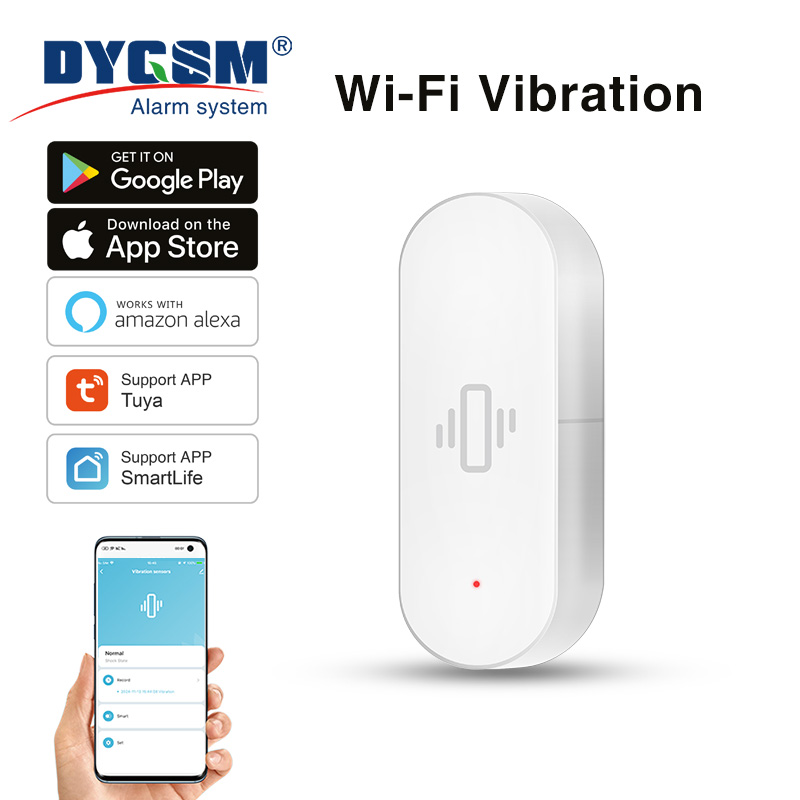 Home Assistant Tuya - Capteur de vibration WiFi Tuya, détection