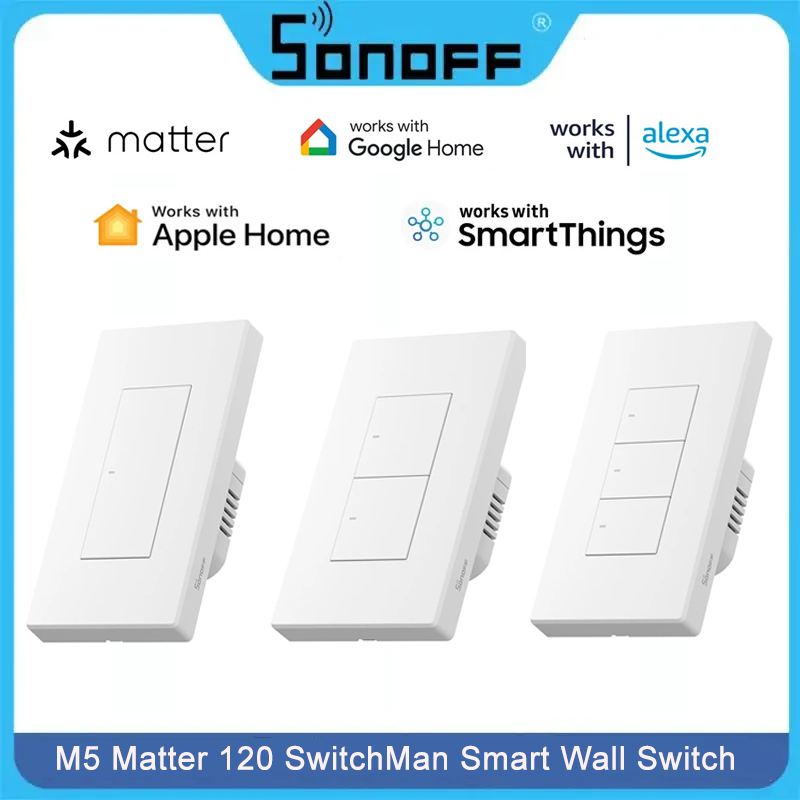 Sonoff - SONOFF M5 Matter interrupteur mural intelligent
