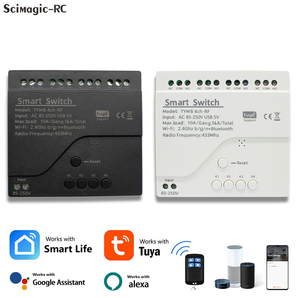 Tuya 4 Channel - Module de commutation Wifi intelligent Tuya