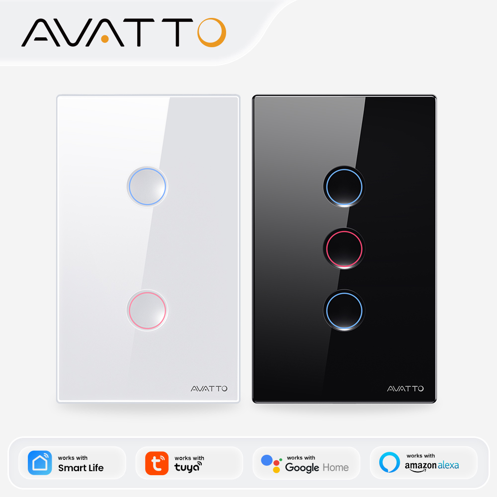 Smart Relay Tuya - AVATTO Interrupteur intelligent ZigBee 1/2/3/4 voies,