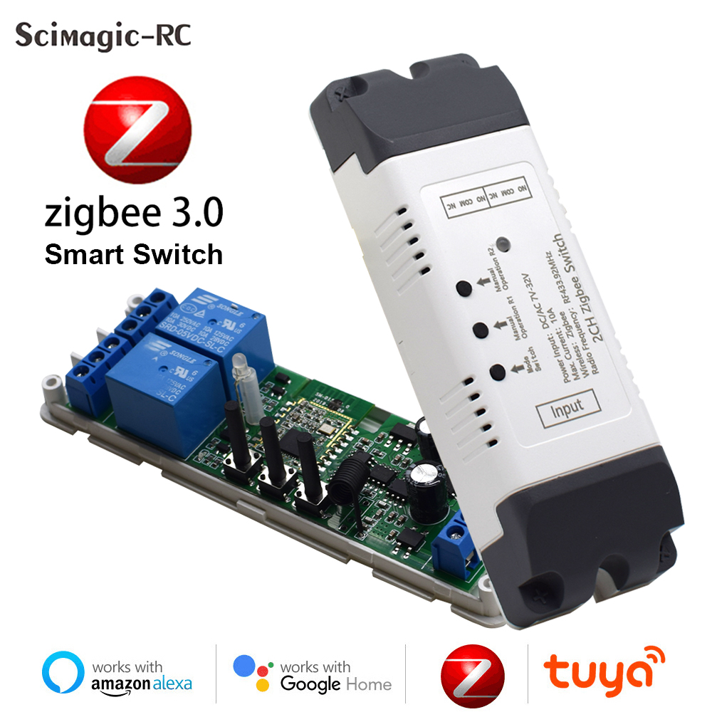 Tuya 4 Channel - Tuya Zigbee télécommande intelligente Switch1ch 2ch