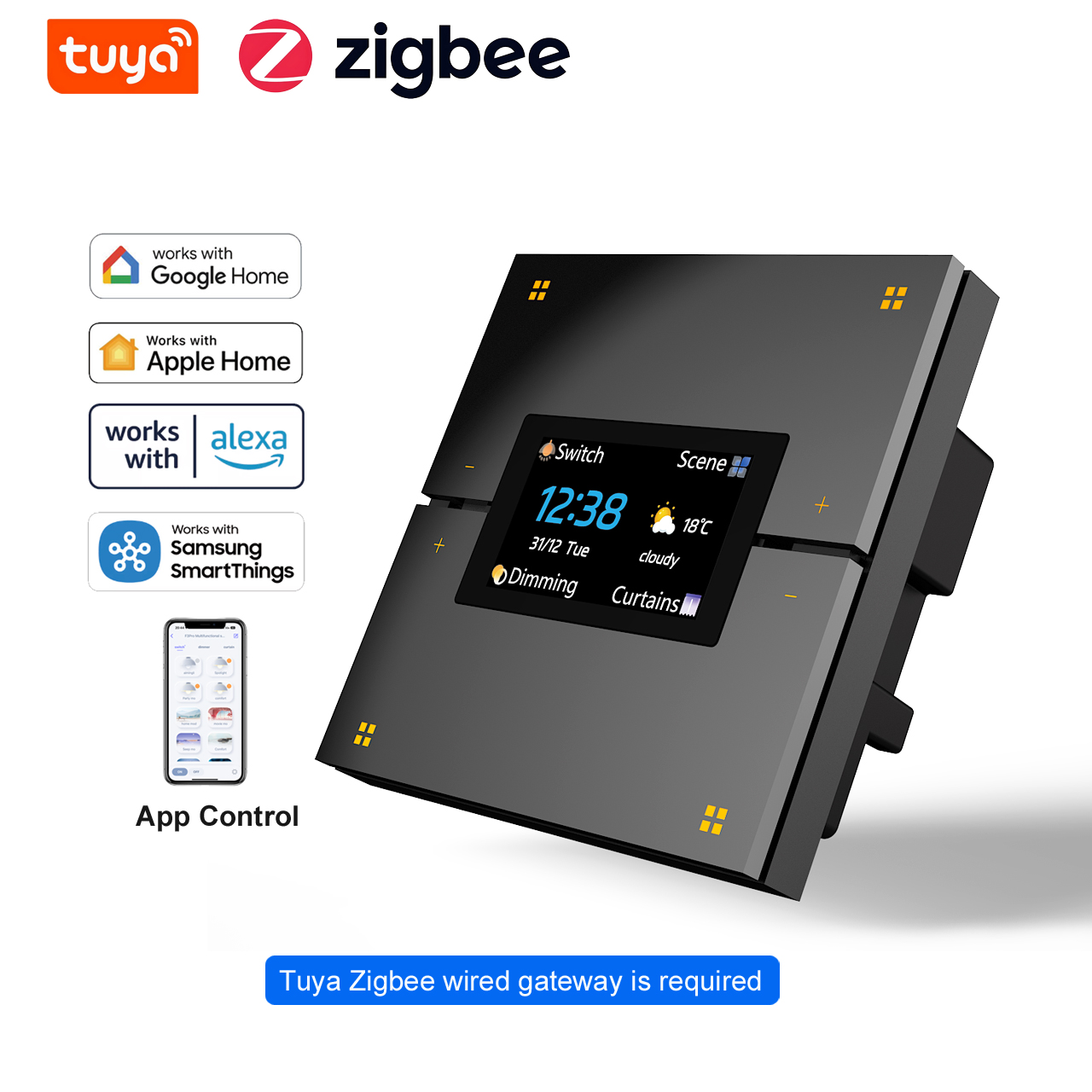 Smart Relay Tuya - Interrupteur mural intelligent Tuya M9 Pro