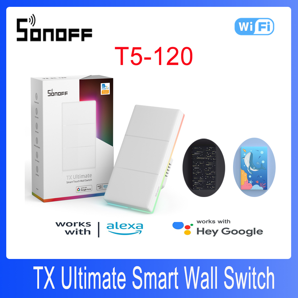 Sonoff - SONOFF-Joli Mural Intelligent TX UIDispens120, Sans