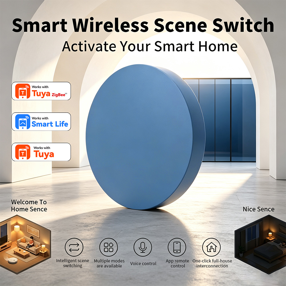 Smart Relay Tuya - Bouton poussoir intelligent Zigbee compatible avec