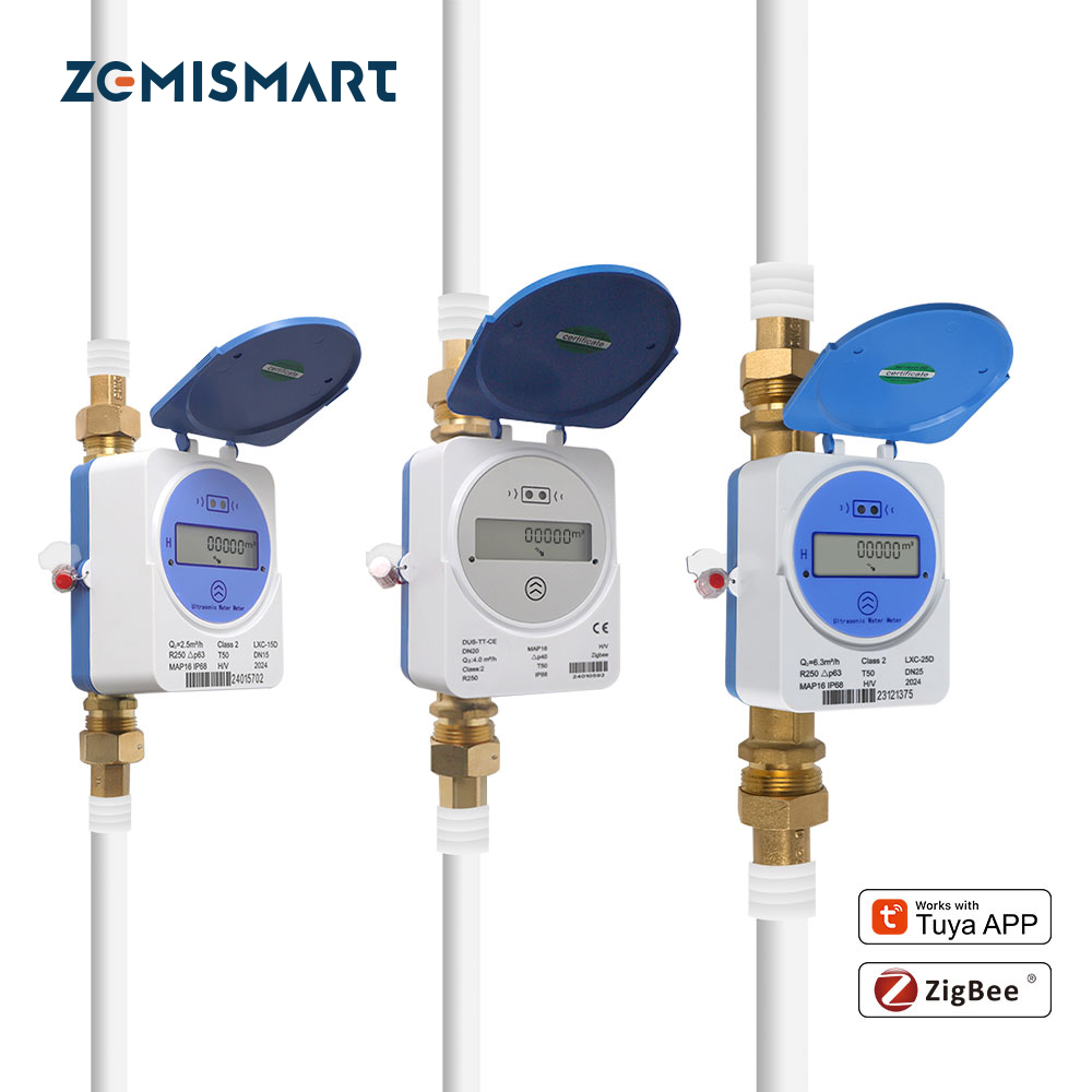 Home Assistant Tuya - Compteur d'eau intelligent à ultrasons Zemismart