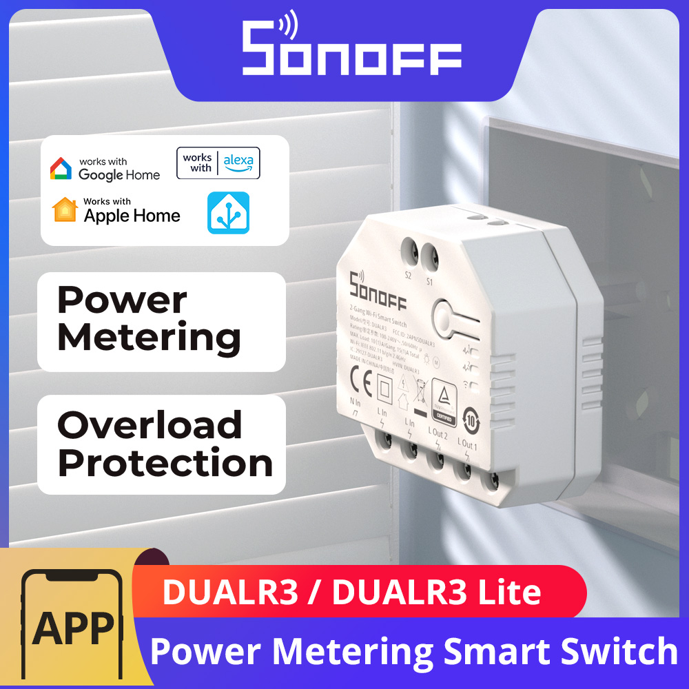 Sonoff Mini R4 - Module relais double SONOFF DUALR3 /