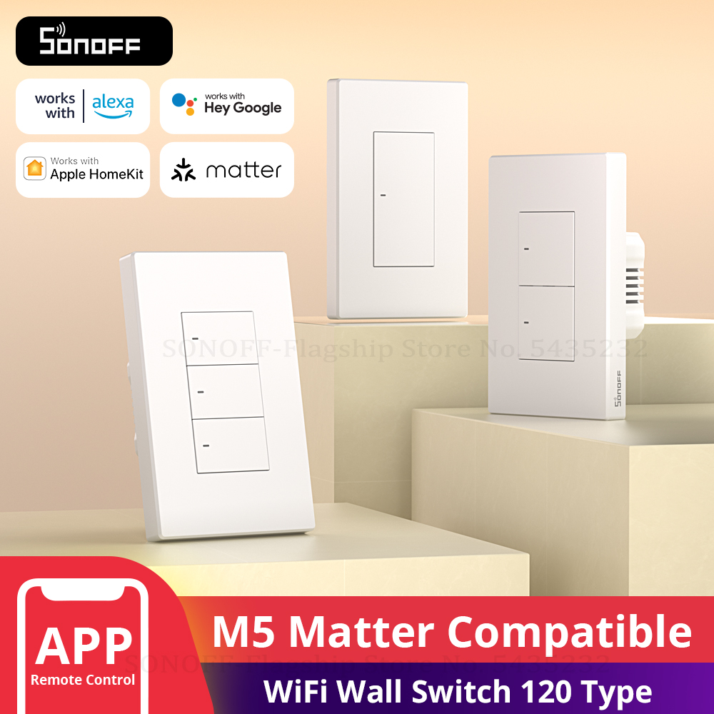 Sonoff Basic - SONOFF M5 Matter WiFi interrupteur mural