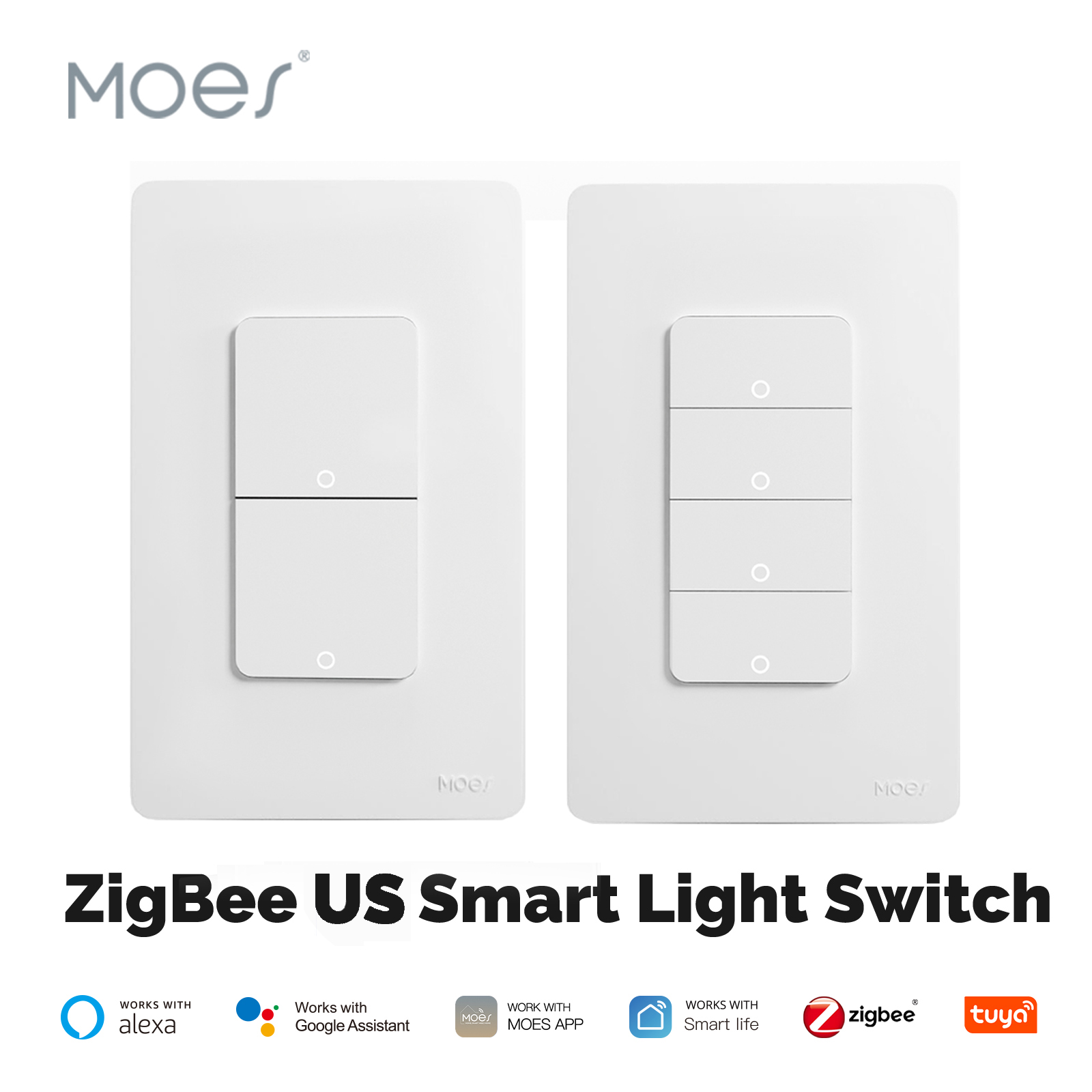 Sonoff Basic - MOES Tuya ZigBee interrupteur d'éclairage intelligent