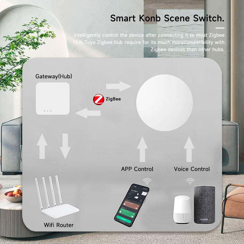 Tuya ZigBee – bouton intellige - Home Assistant Tuya avis et prix