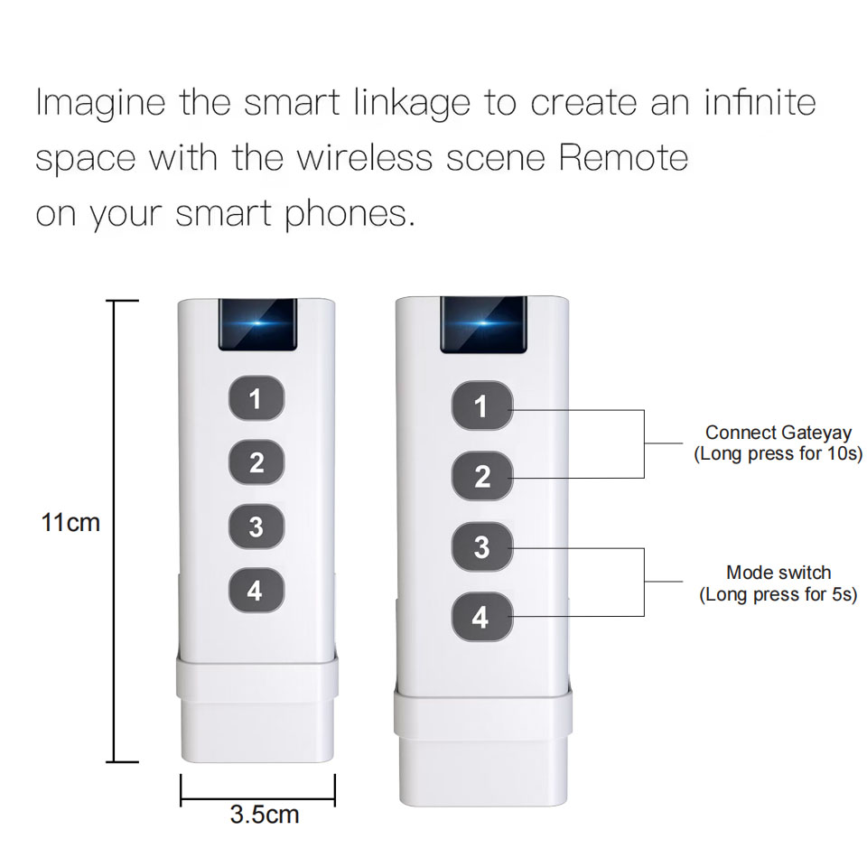 Interrupteur de Scène Intellig - Tuya 4 Channel avis et prix