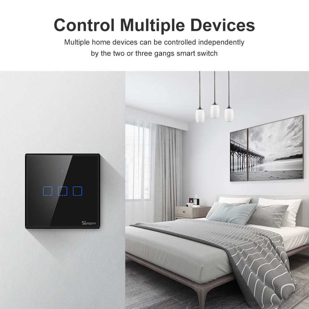 SONOFF-Joli mural tactile inte - Sonoff Basic avis et prix