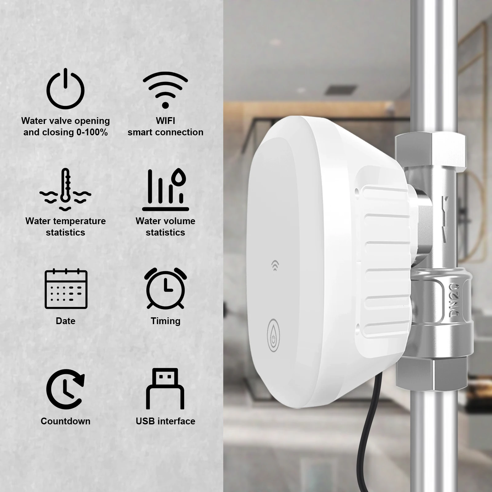 Vanne d'eau intelligente WiFi  - Home Assistant Tuya avis et prix