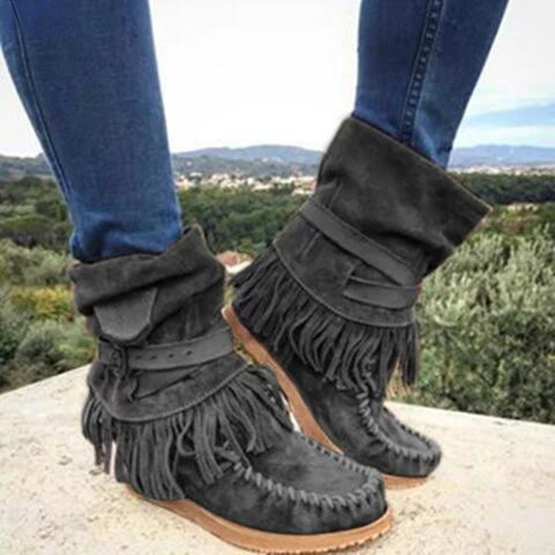 Bottines rétro à franges pour  - Tasmota avis et prix