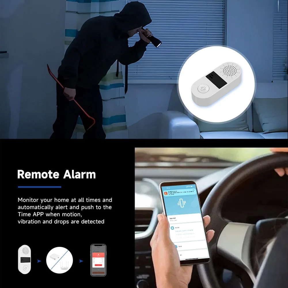 Capteur de vibrations WiFi Tuy - Home Assistant Tuya avis et prix