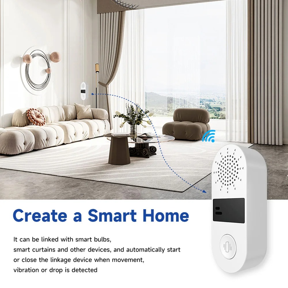 Capteur de vibrations WiFi Tuy - Home Assistant Tuya avis et prix