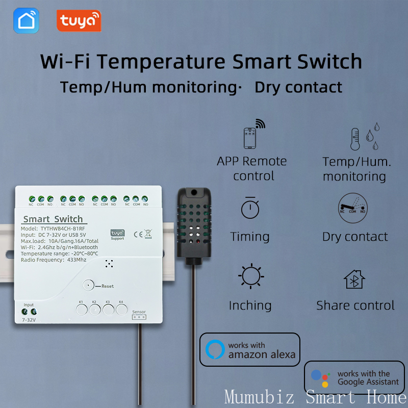 Tuya – relais intelligent WiFi - Tuya 4 Channel avis et prix