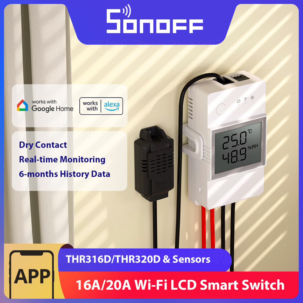 SONOFF THR316D/THR320D commuta - Sonoff Basic avis et prix