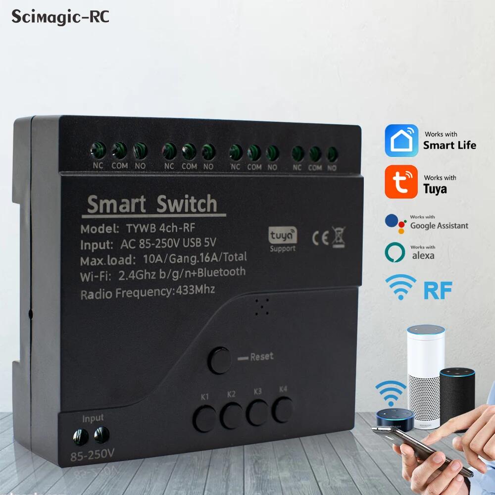 Tuya AC 85-250V 4 canaux Wifi  - Sonoff Mini R4 avis et prix