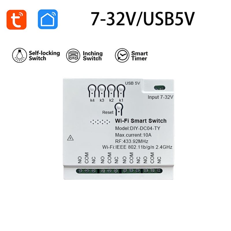 Module de commutation intellig - Tuya 4 Channel avis et prix